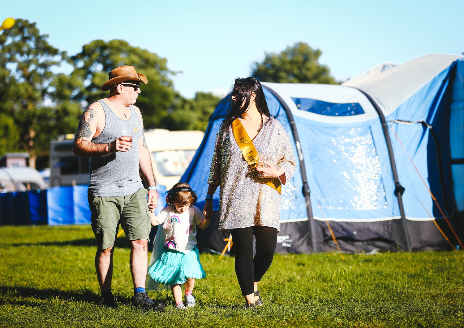 Camping at Stanhope Weekender Music Festival in Durham
